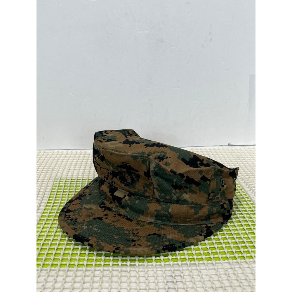 USMC MARPAT Woodland Digital Camo Utility Cover Sekri Industries S EGA Hat EUC